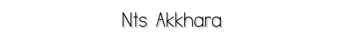 NTS Akkhara font
